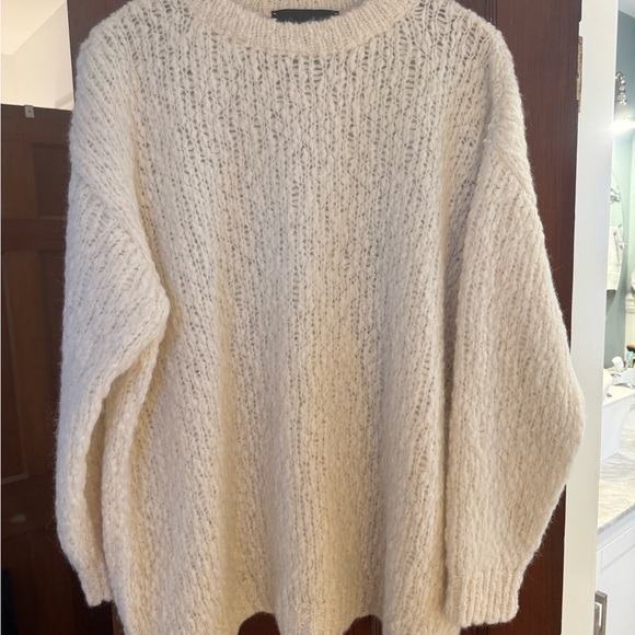 Mr. Mittens alpaca crew neck sweater - Picture 2 of 8